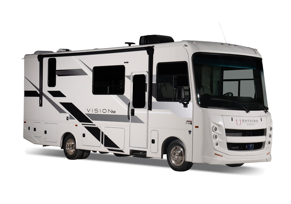 Entegra Coach Vision SE exterior front side view