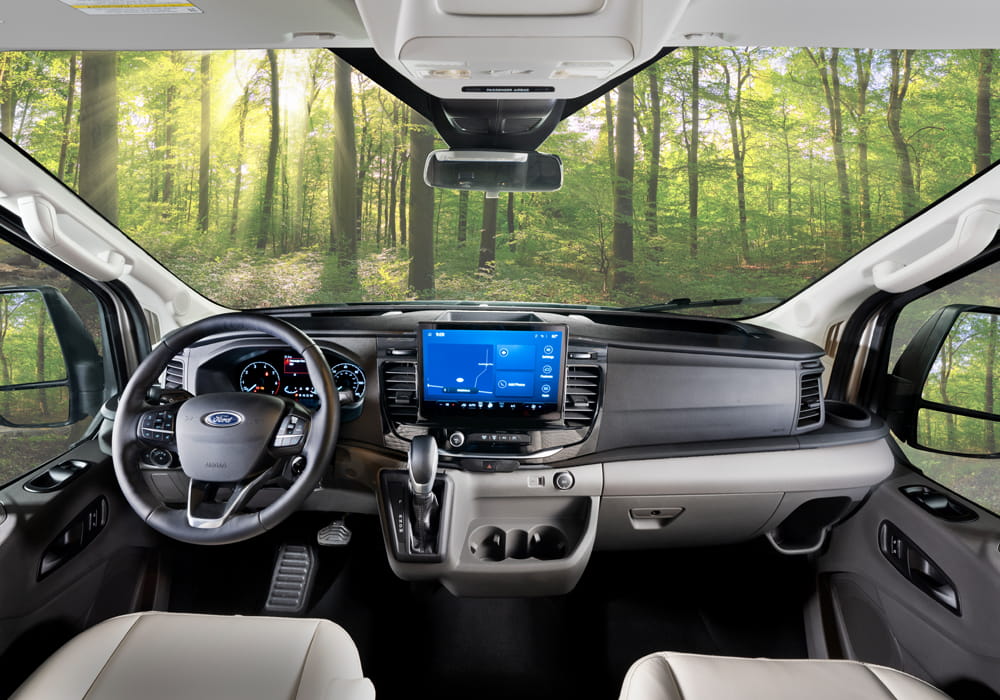 Entegra Coach Expanse cockpit dashboard