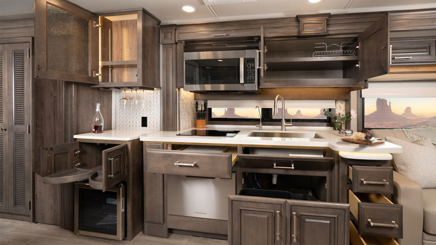 2026 Aspire - MY26 Aspire kitchen open drawers WEB