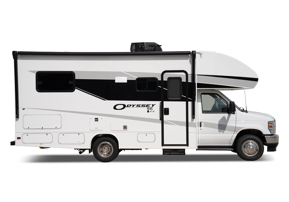 Entegra Coach Odyssey SE Class C motorhome side profile exterior