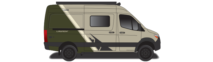 2025 Launch - Forest Glade Partial Paint (Sandstone Van Only)