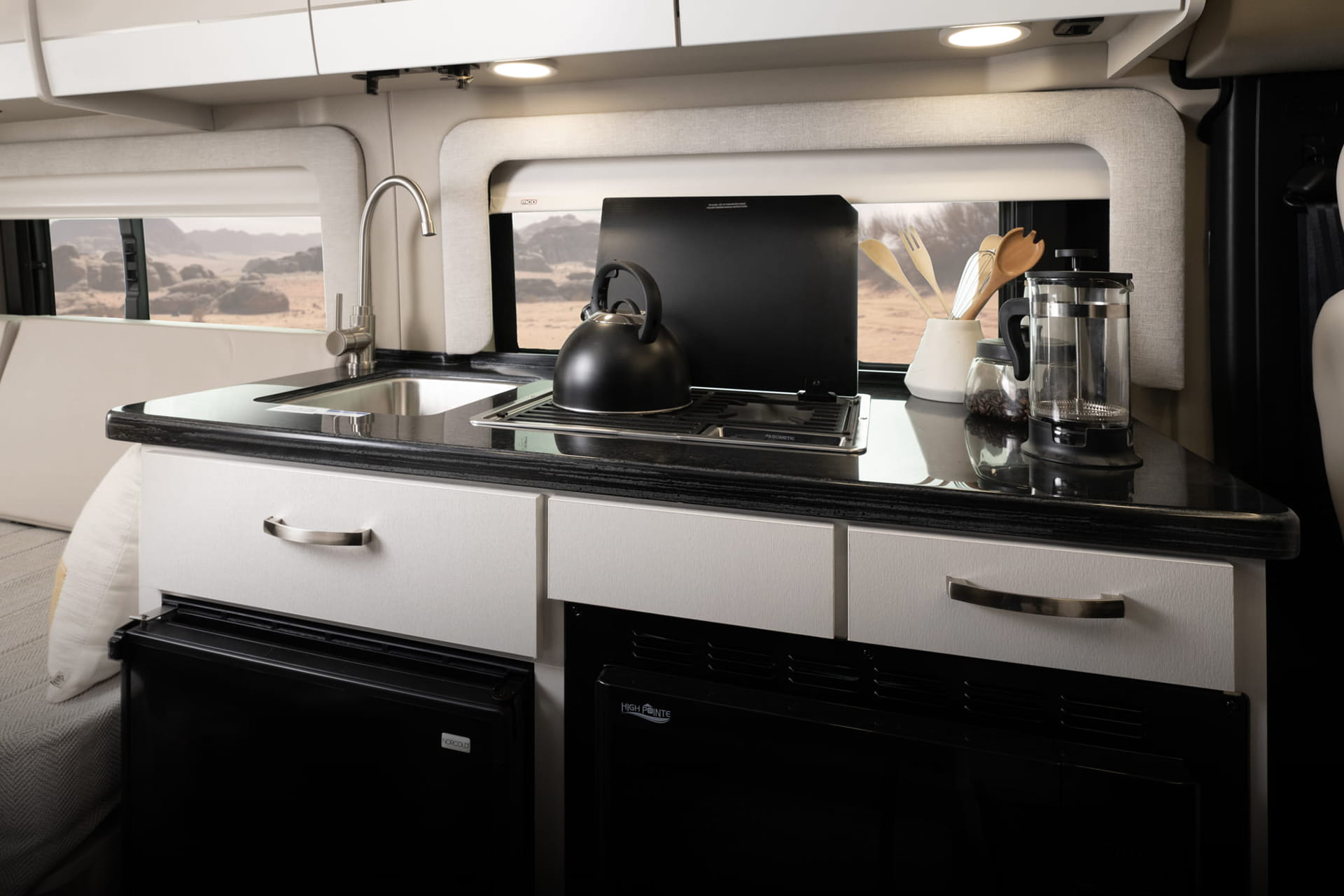 Entegra Coach Class B kitchen