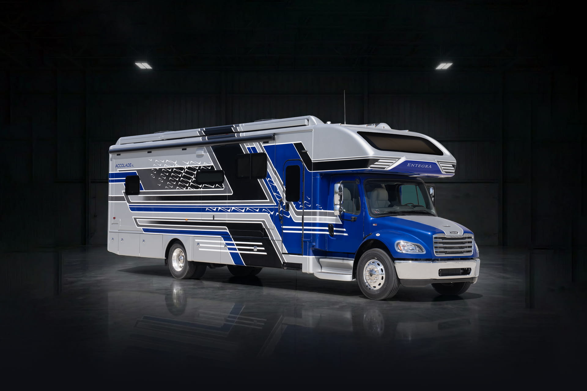 Entegra Coach Accolade XL Super C motorhome side profile