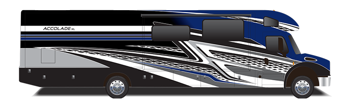 2023 Accolade XL - Blue Lightning Full-Body Paint