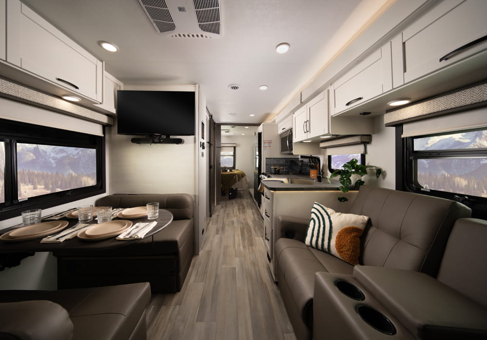 Entegra Coach Vision interior front to back view