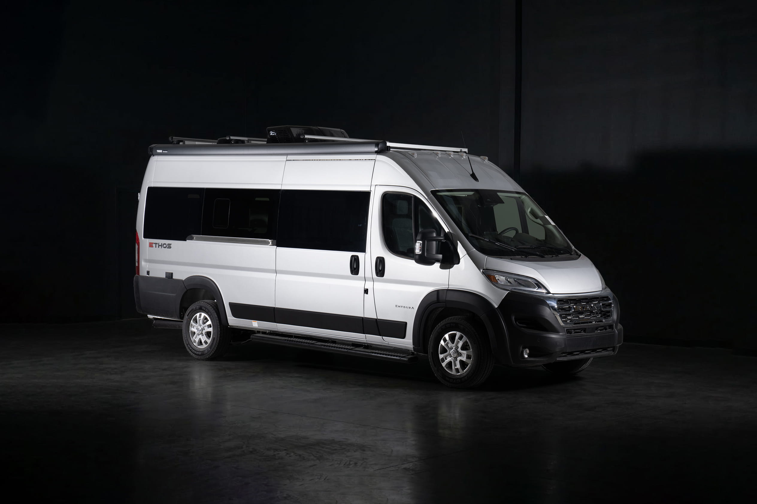 Entegra Coach Ethos Class B camper van side profile