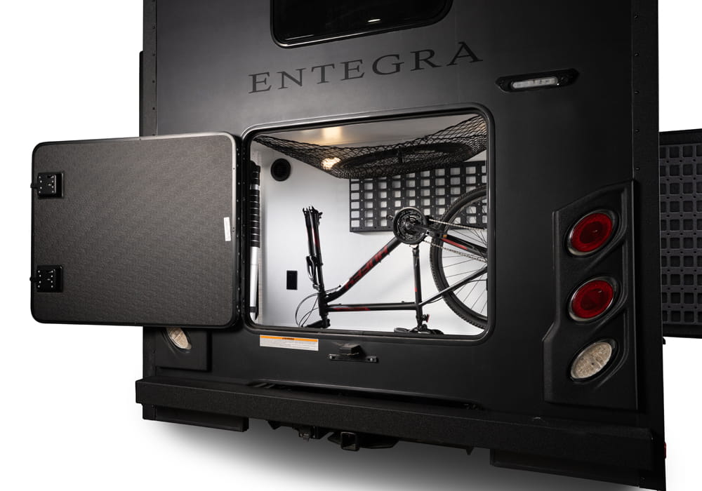 Entegra Coach Condor exterior storage compartment
