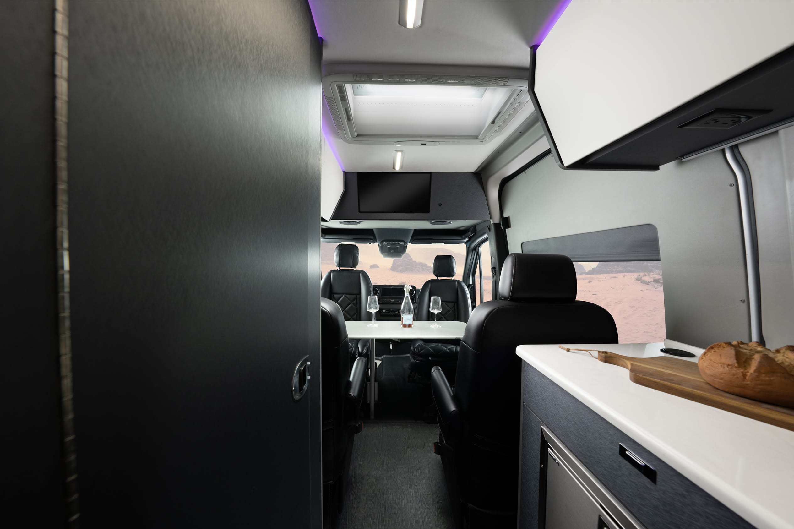 Entegra Coach Insignia interior with kitchen