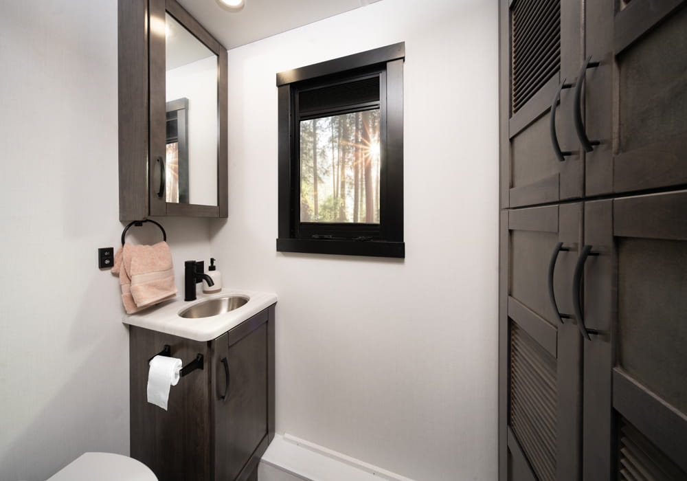 Entegra Coach Vision XL bathroom vanity detail