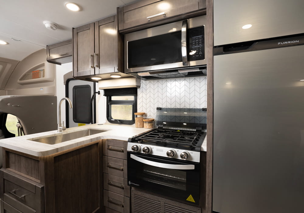 Entegra Coach Odyssey kitchen