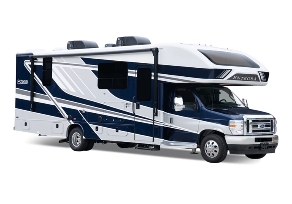 Entegra Coach Esteem Class C motorhome side exterior