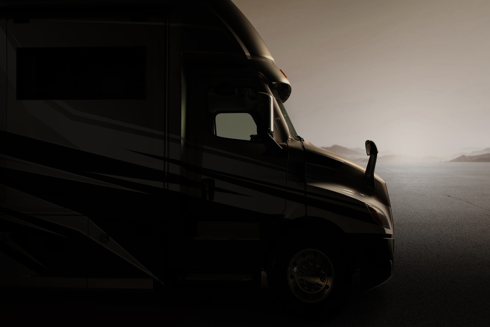 Entegra Coach Centurion Super C motorhome front grille and headlight detail