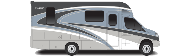 2023 Qwest - Sea Mist Full-Body Paint with B+ Front Cap Option