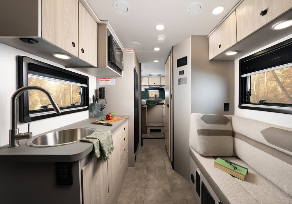Entegra Coach Condor interior front to back view