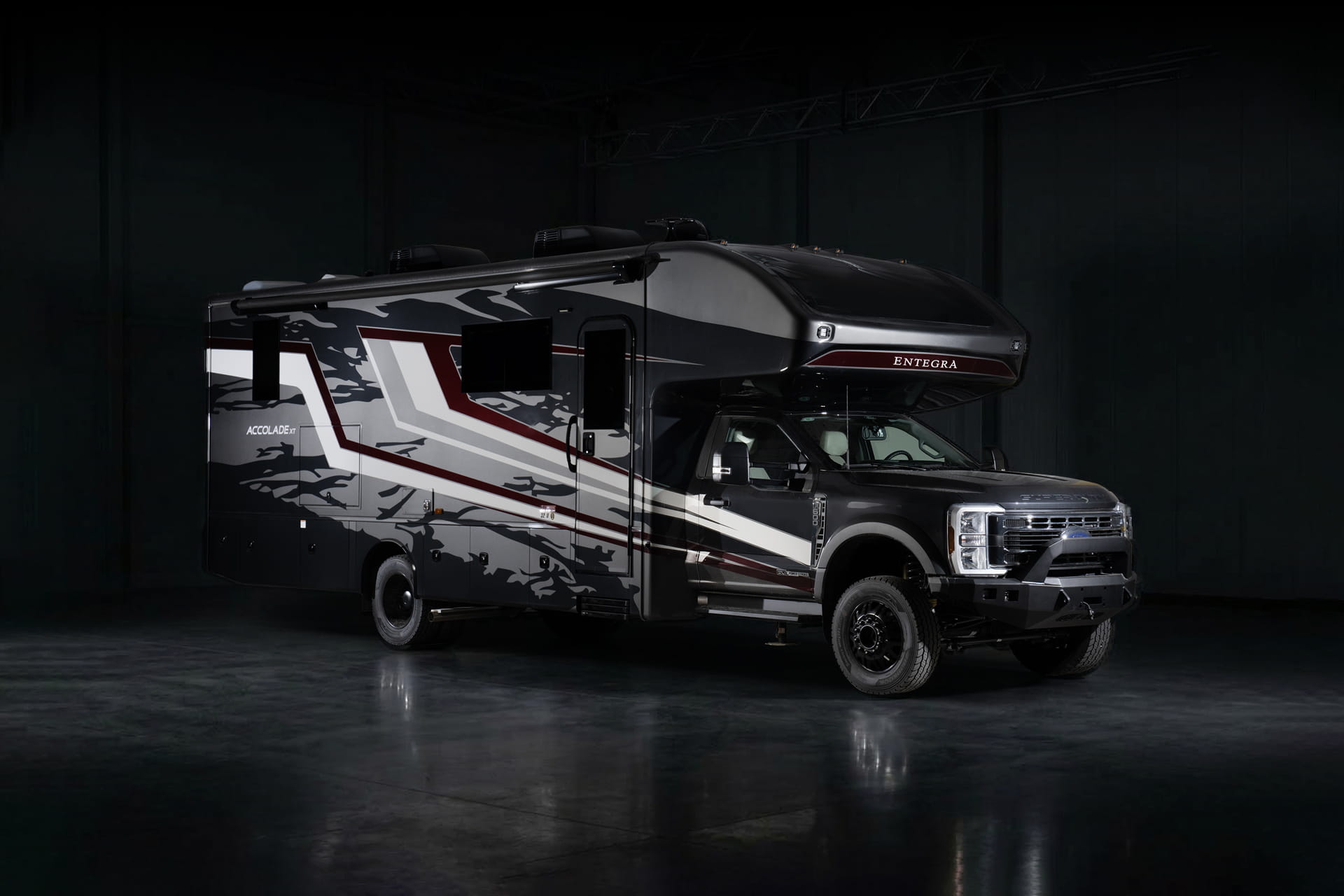 Entegra Coach Accolade XT Super C motorhome side profile
