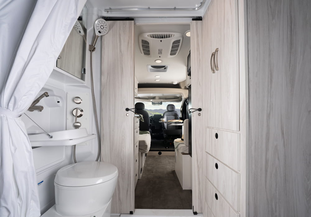 Entegra Coach Arc interior bathroom