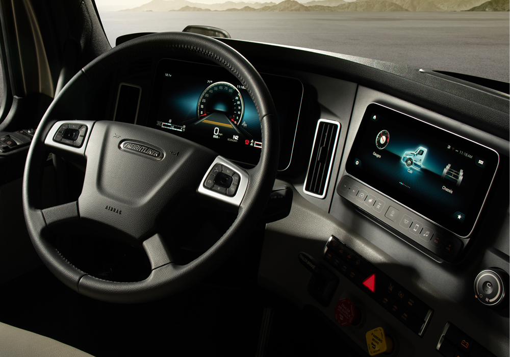 Entegra Coach Centurion cockpit dashboard detail
