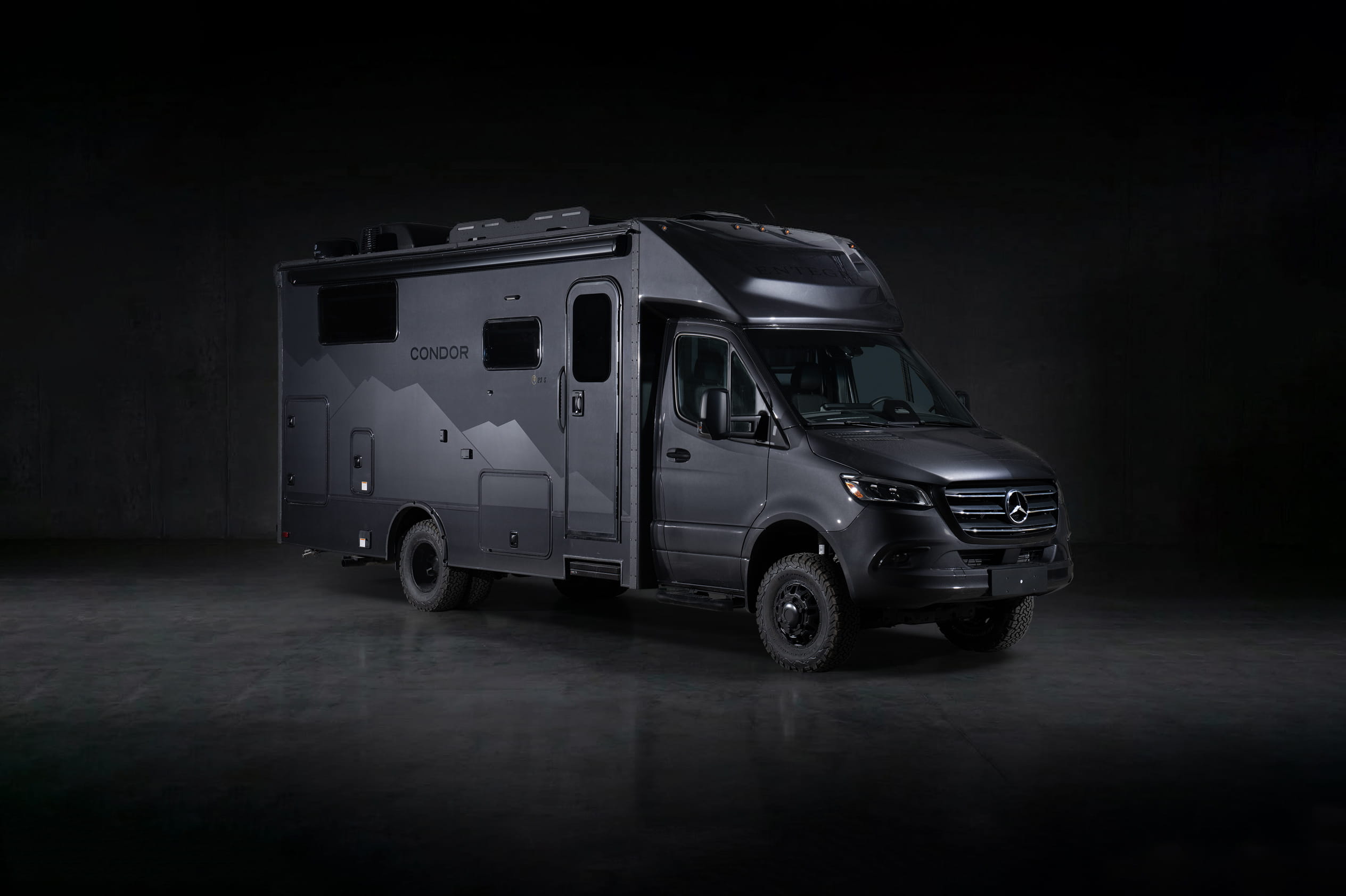Entegra Coach Condor Class C motorhome side profile