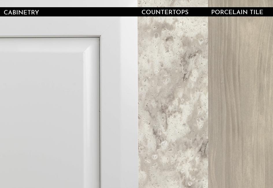 2023 Cornerstone - Linen Glazed Maple with Tacoma Shadow Woodgrain Porcelain Floor Tile