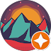 Entegra Coach mountain logo with orange star