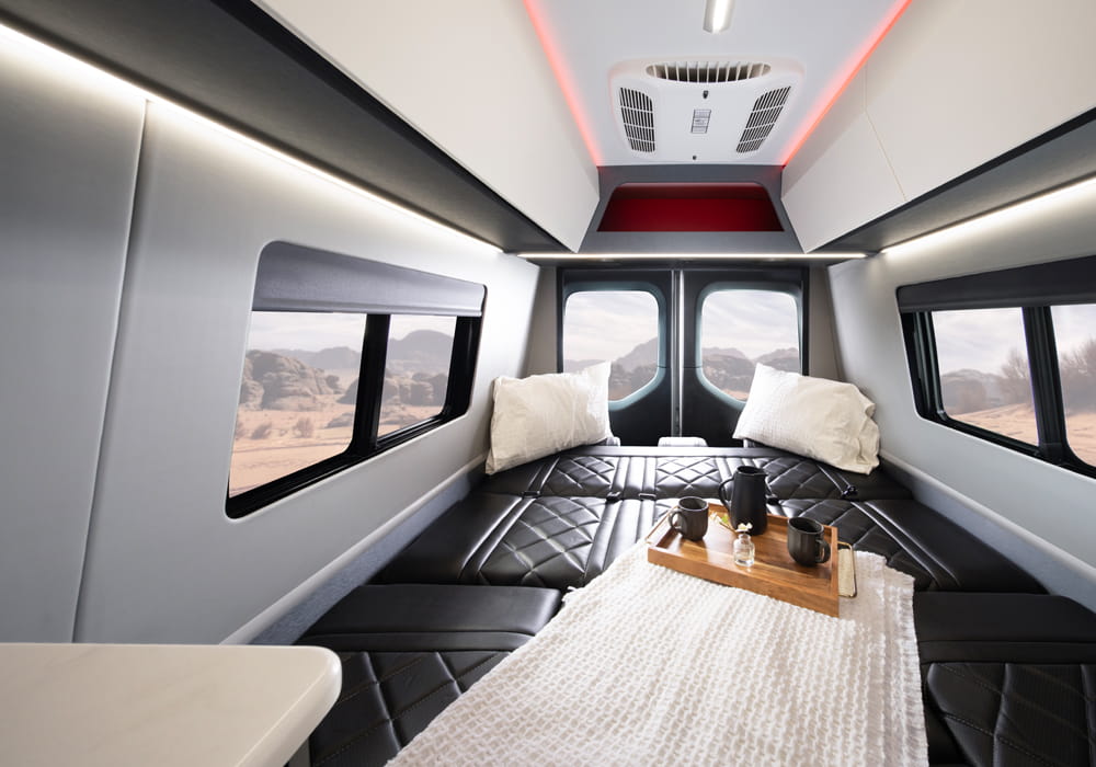 Entegra Coach Insignia bedroom with bed