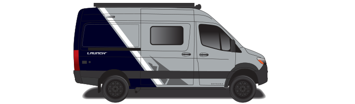 2024 Launch - Mystic Tide Partial Paint (Blue-Grey Van Only)