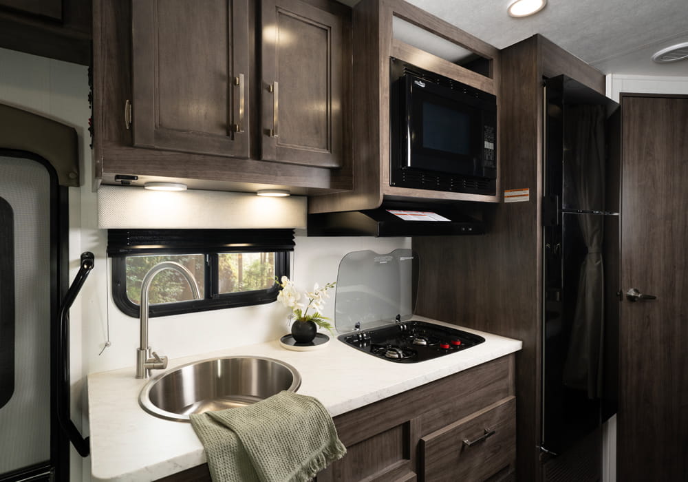 Entegra Coach Odyssey SE kitchen