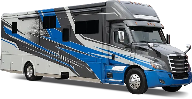 Side view of the Entegra Coach Centurion