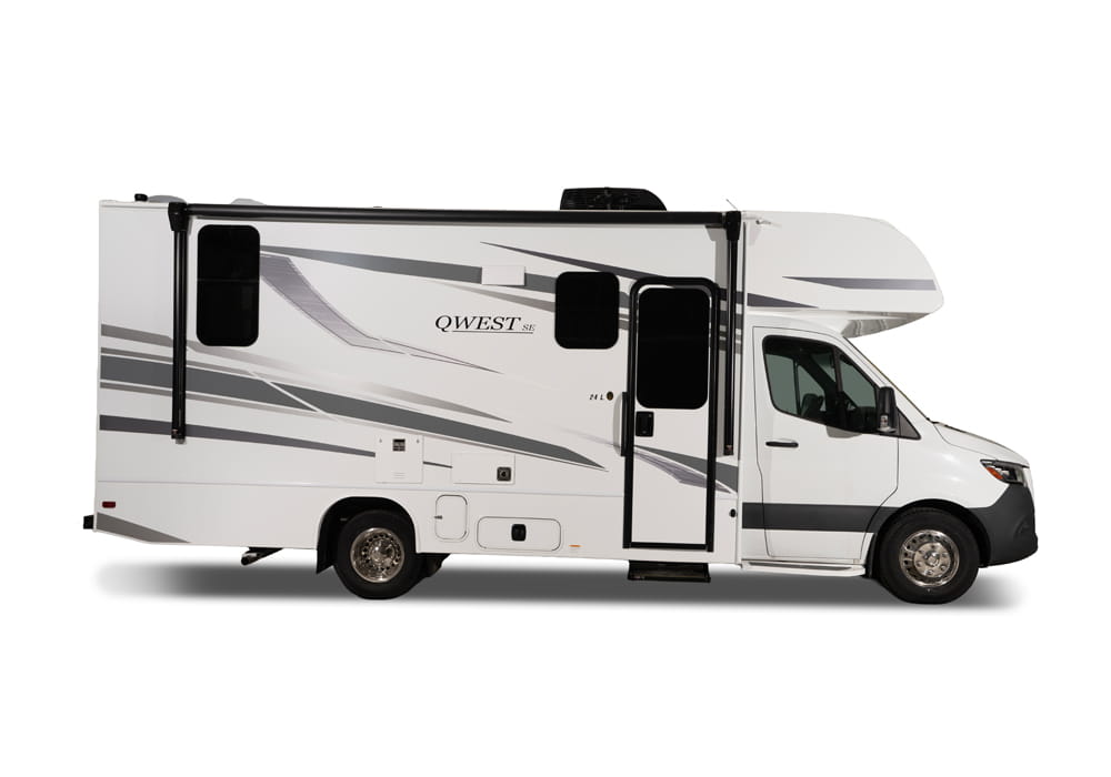 Entegra Coach Qwest SE Class C motorhome side profile