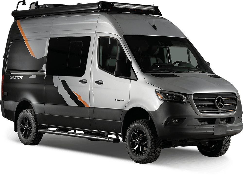 Entegra Coach Launch Class B camper van side profile