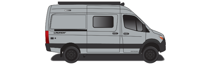 2025 Launch - Standard Blue-Grey Van