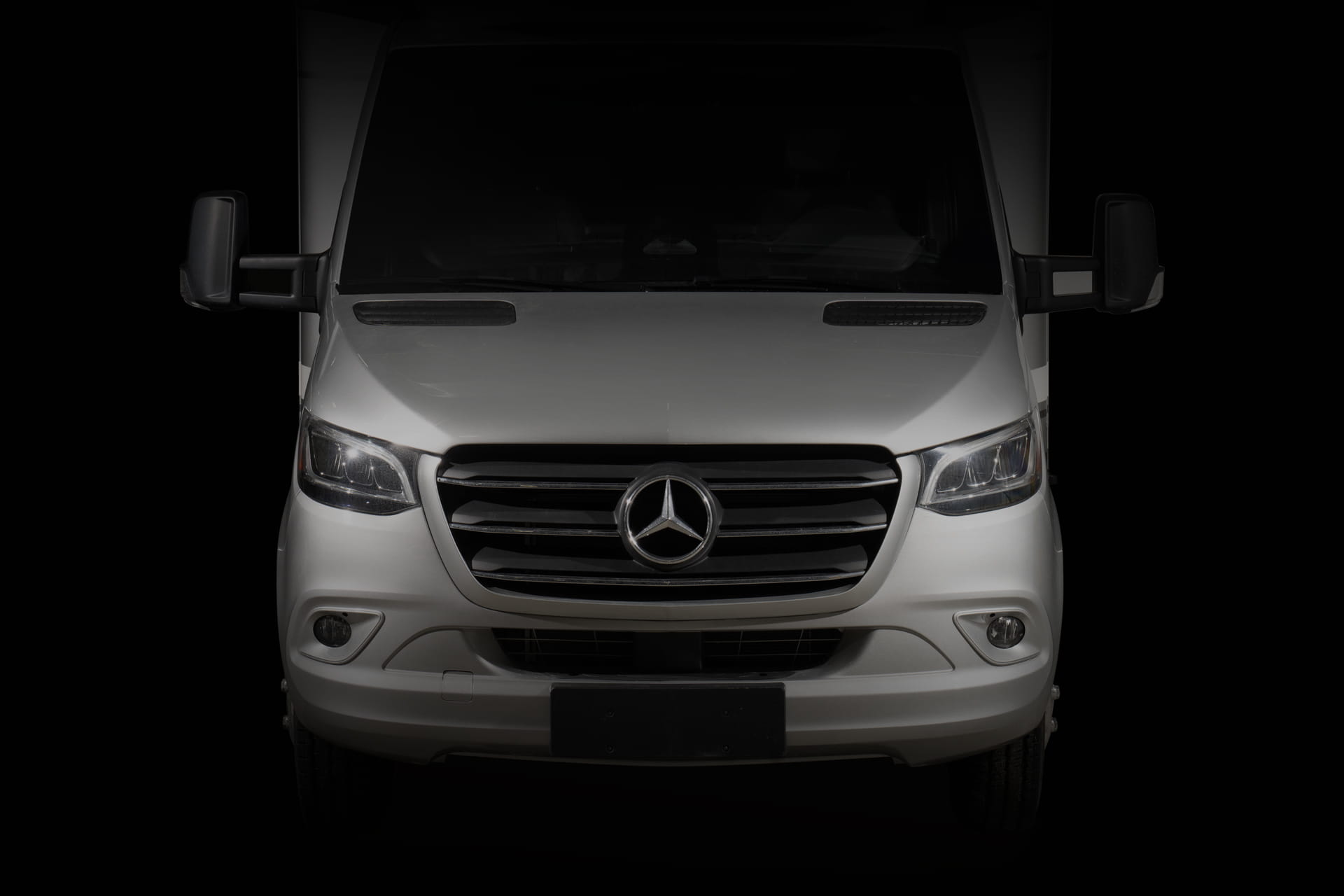 Entegra Coach Qwest Class C motorhome front grille detail