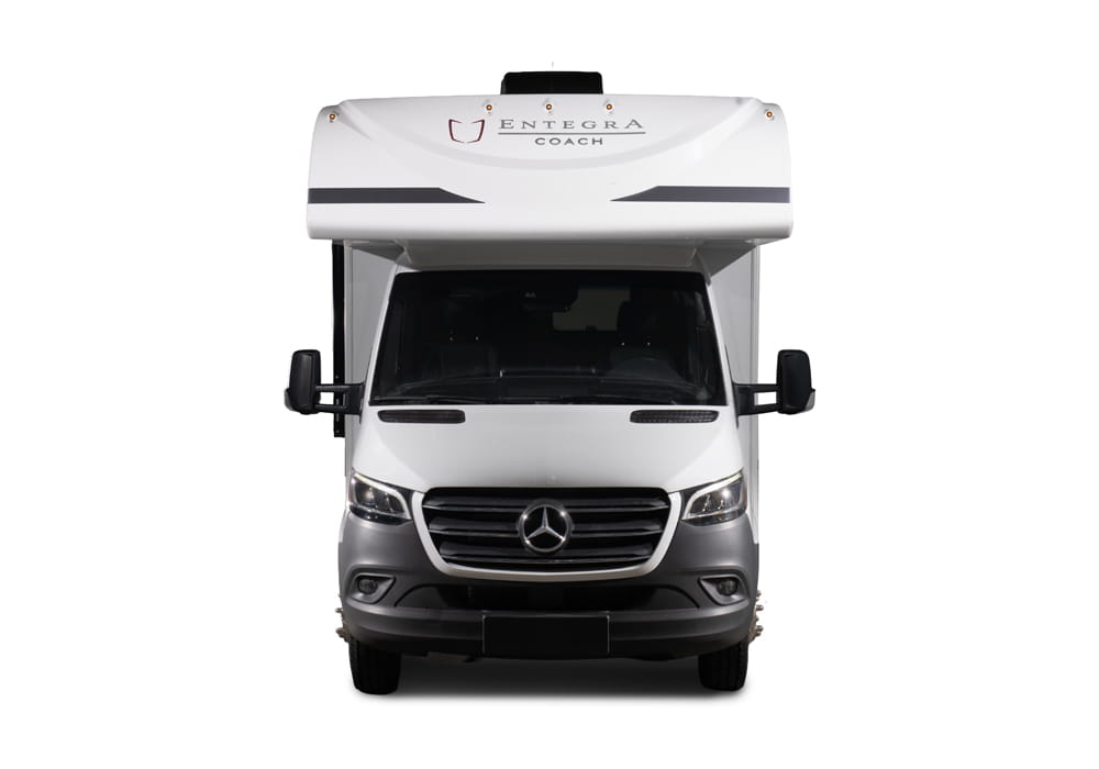 Entegra Coach Qwest SE Class C motorhome front exterior
