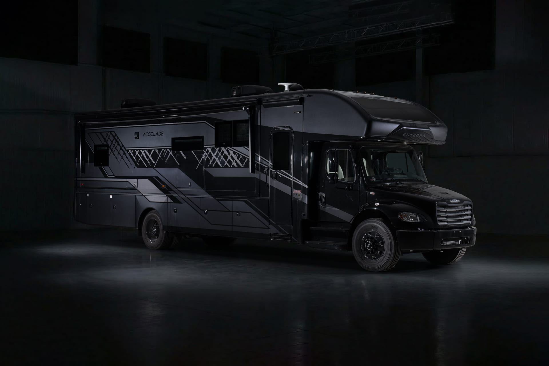 Entegra Coach Accolade Super C motorhome side profile