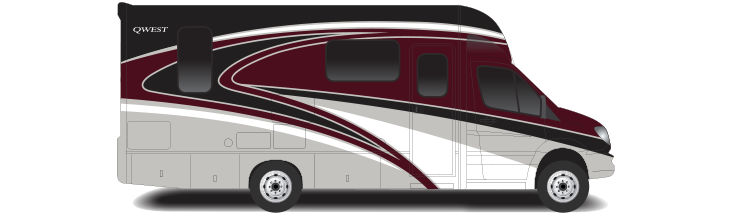 2023 Qwest - Sunrise Full-Body Paint with B+ Front Cap Option
