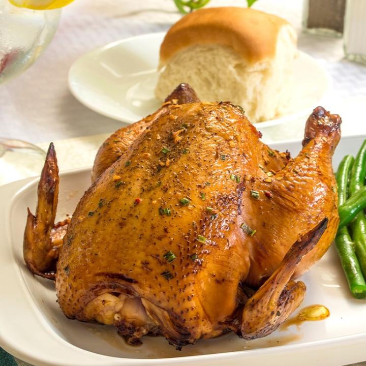 Cornbread Stuffed Cornish Game Hen - Thumbnail