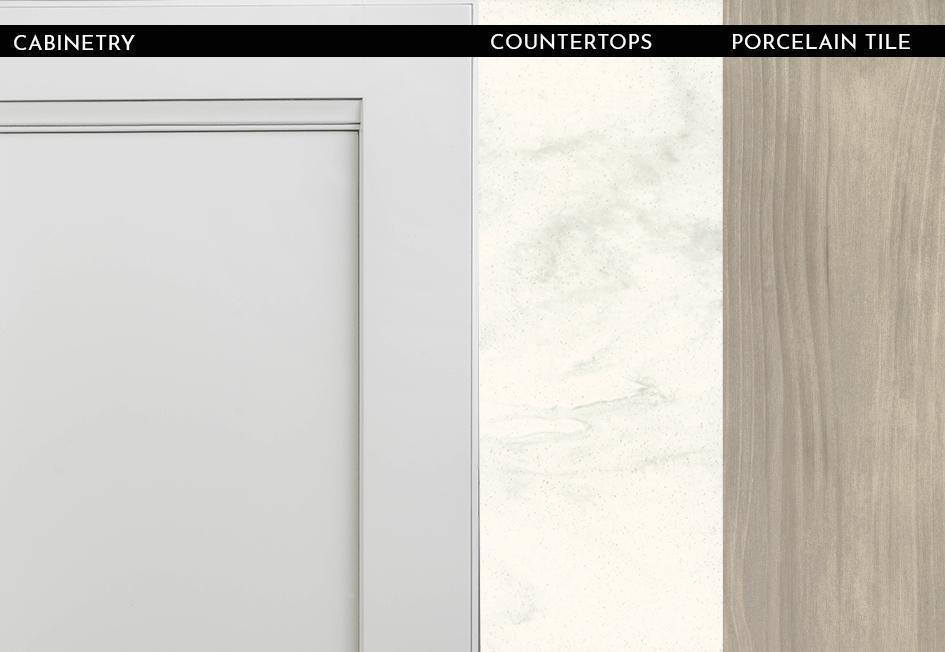 2023 Aspire - Linen Glazed Maple Cabinets with Tacoma Shadow Woodgrain Porcelain Tile Floor