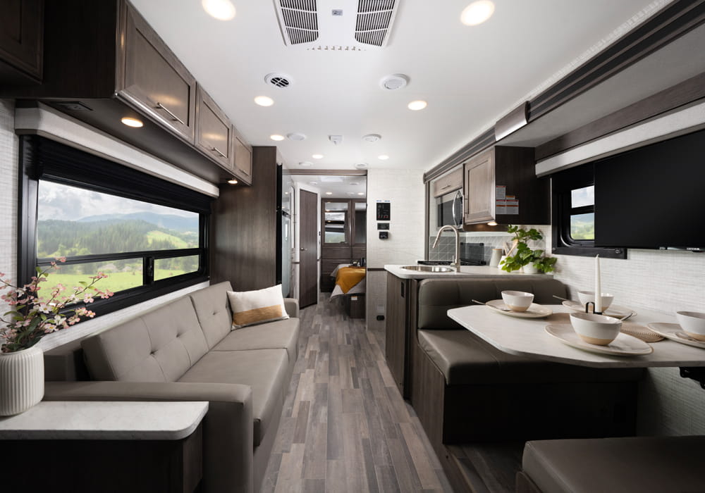 Entegra Coach Vision SE interior front to back view