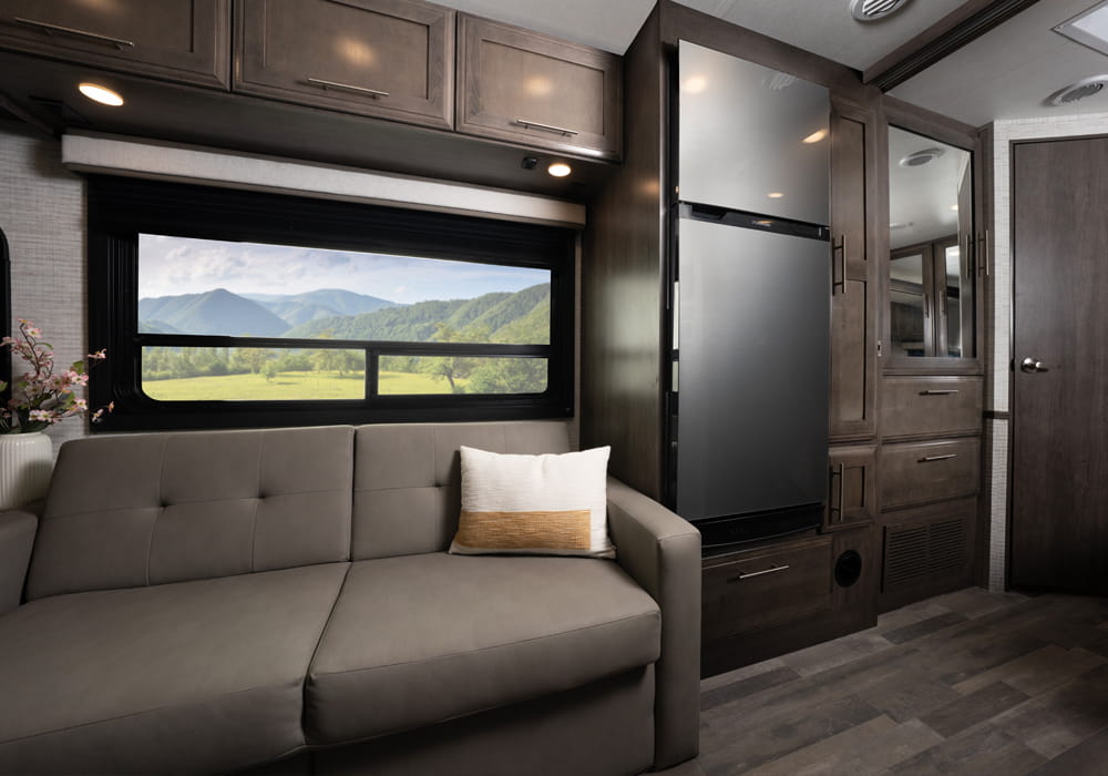 Entegra Coach Vision SE living area with seating